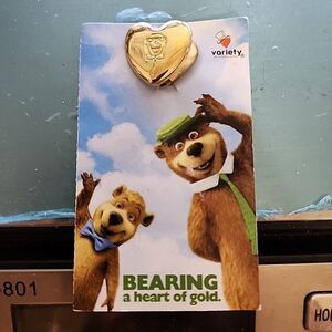 Yogi Bear & Bo Bo Bearing a Heart of Gold Variety Pin Charity